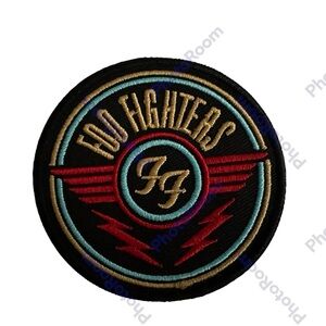 FF Foo Fighters embroidered multi patch iron on sew on 2 5/8” DIY crafts hats